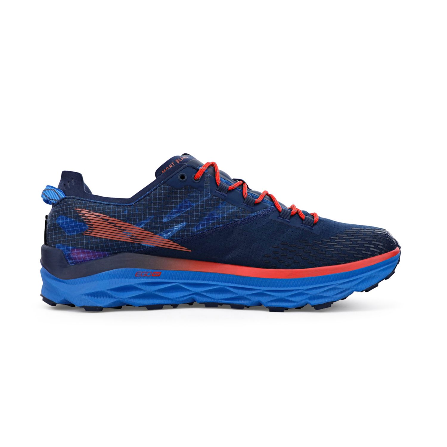 Zapatillas De Trail Running Altra Mont Blanc Hombre Azules Rojas | Costa Rica-10596239